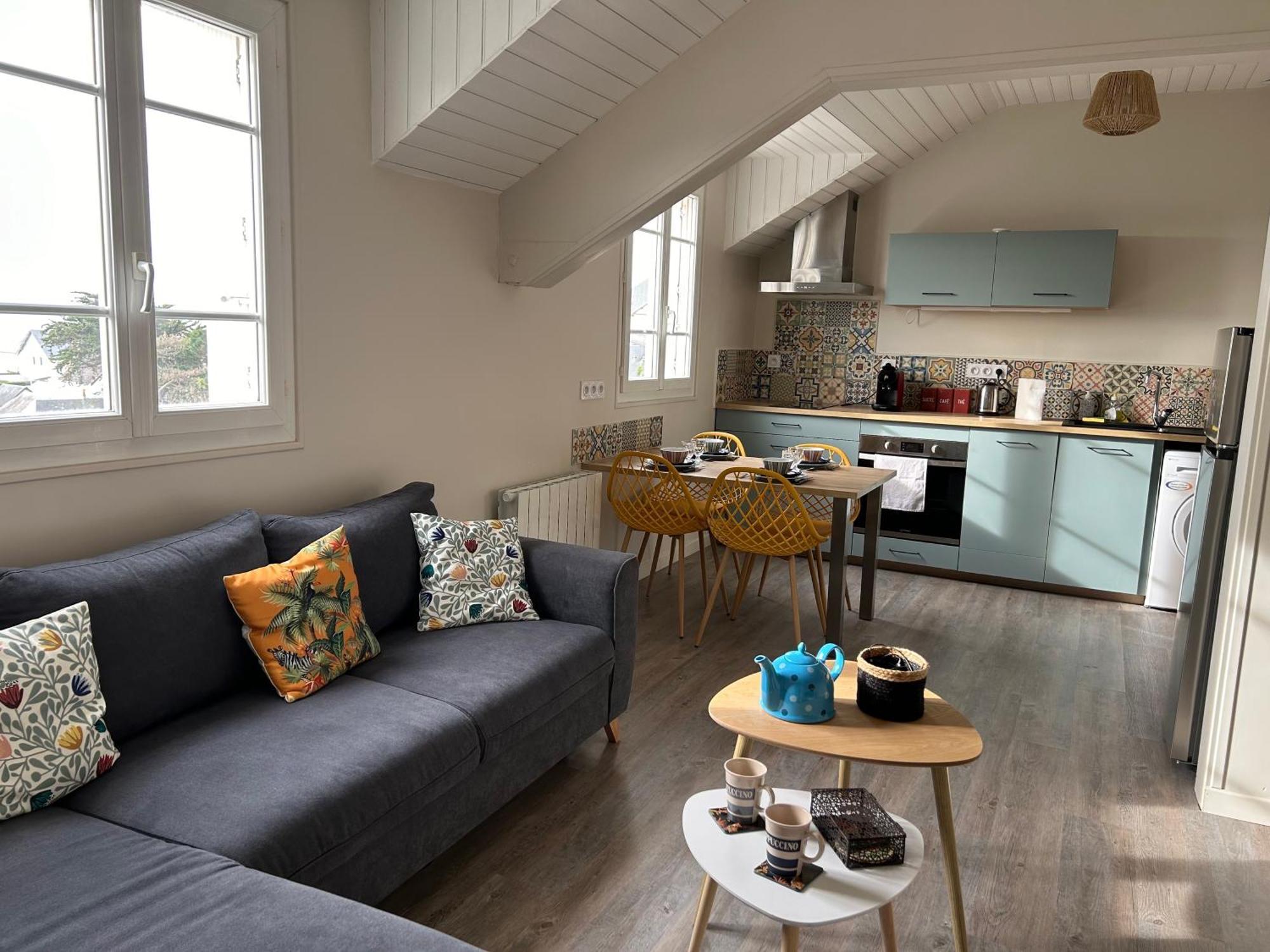 Appartement Pour Evasion Marine A Hauteville Sur Mer Екстериор снимка